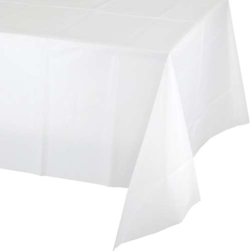 White Tablecover - Click Image to Close